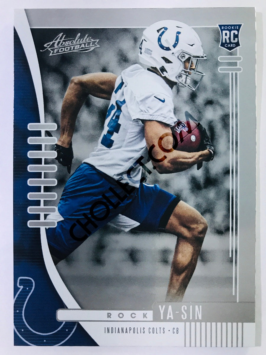 Rock Ya-Sin - Indianapolis Colts 2019-20 Panini Absolute RC Rookie #160