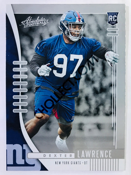 Dexter Lawrence - New York Giants 2019-20 Panini Absolute RC Rookie #177