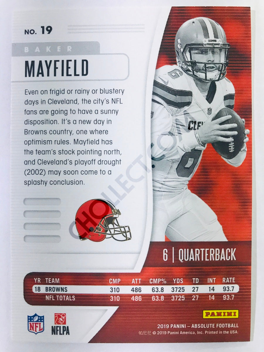 Baker Mayfield - Cleveland Browns 2019-20 Panini Absolute Green Parallel #19