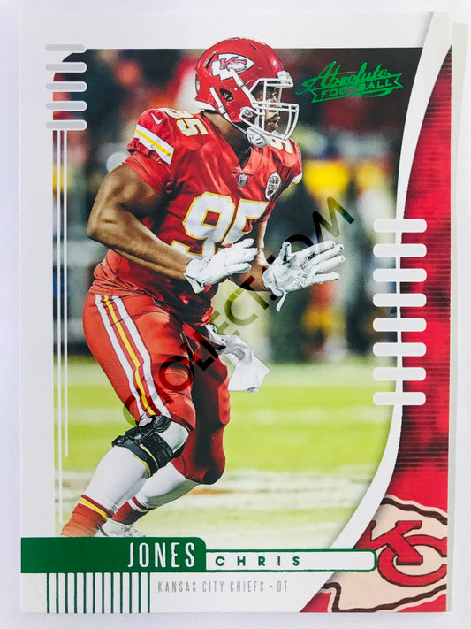 Chris Jones - Kansas City Chiefs 2019-20 Panini Absolute Green Parallel #41