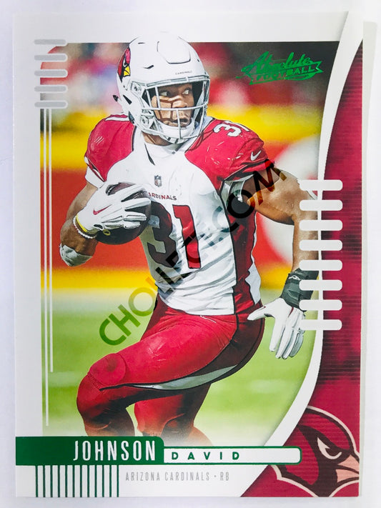 David Johnson - Arizona Cardinals 2019-20 Panini Absolute Green Parallel #98