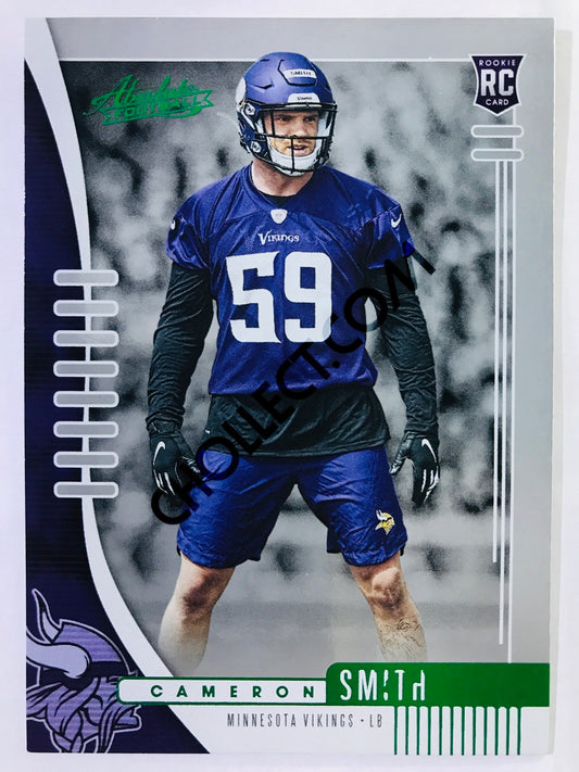 Cameron Smith - Minnesota Vikings 2019-20 Panini Absolute Green Parallel #172