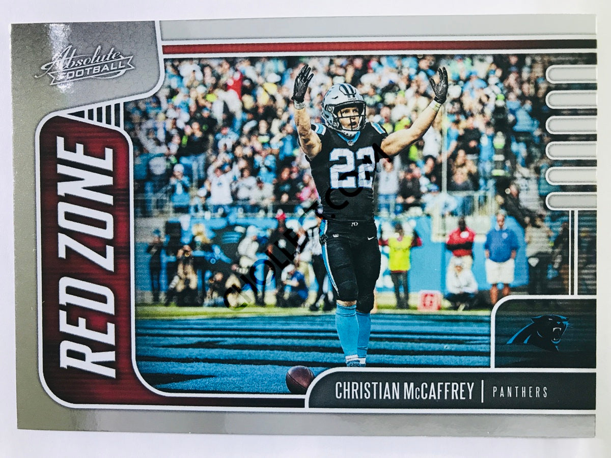 Christian McCaffrey - Carolina Panthers 2019-20 Panini Absolute Red Zone Insert #11