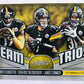 Ben Roethlisberger/James Conner/JuJu Smith-Schuster - Pittsburgh Steelers 2019-20 Panini Absolute Team Trios Insert #4