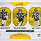 Ben Roethlisberger/James Conner/JuJu Smith-Schuster - Pittsburgh Steelers 2019-20 Panini Absolute Team Trios Insert #4