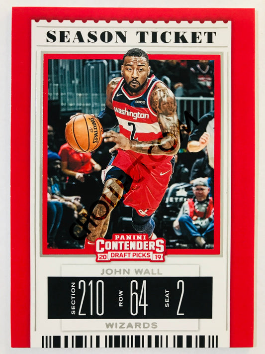 John Wall - Washington Wizards 2019-20 Panini Contenders #22