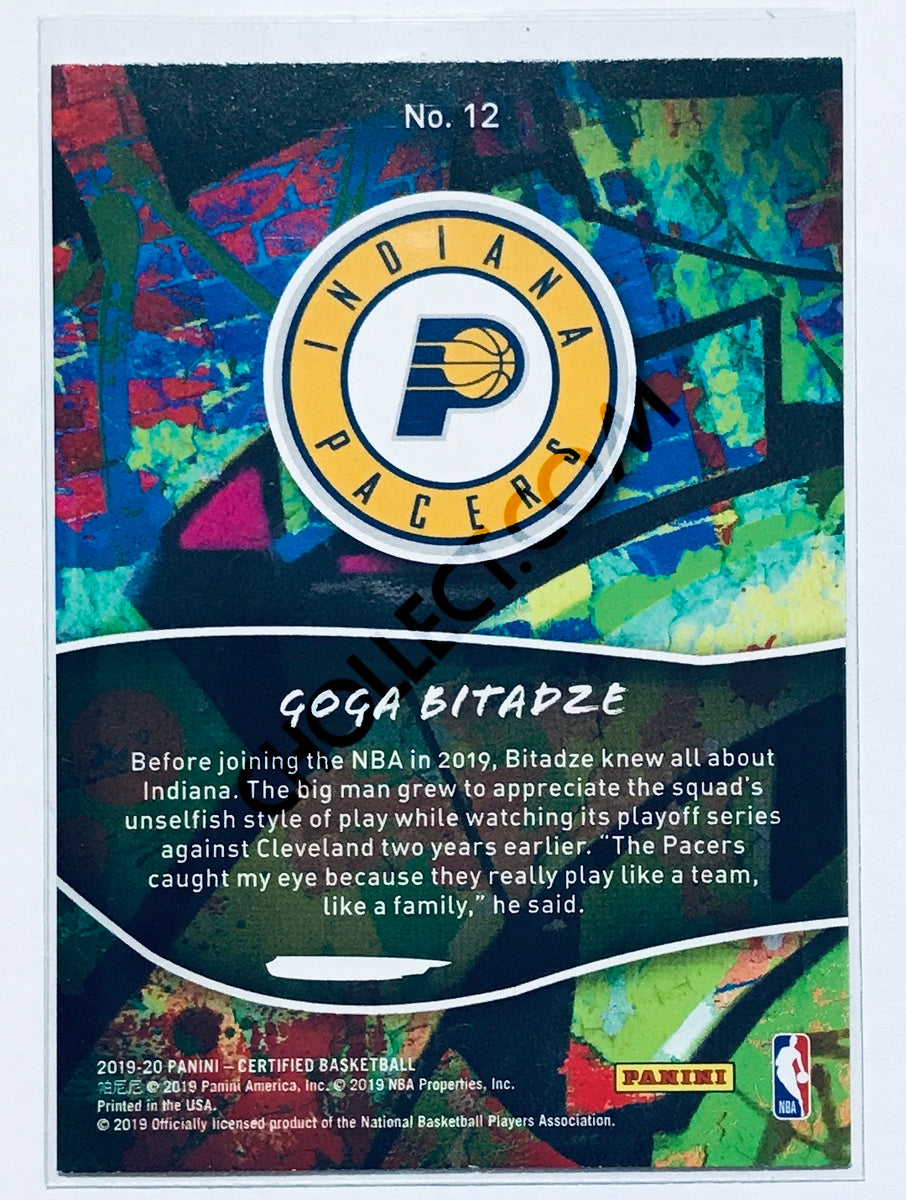 Goga Bitadze - Indiana Pacers 2019-20 Panini Certified 2019 Insert Rookie #012