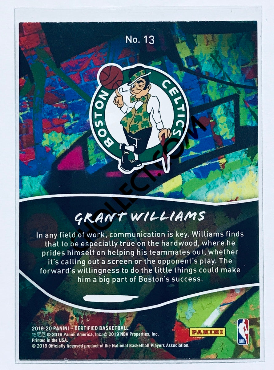 Grant Williams - Boston Celtics 2019-20 Panini Certified 2019 Insert Rookie #013