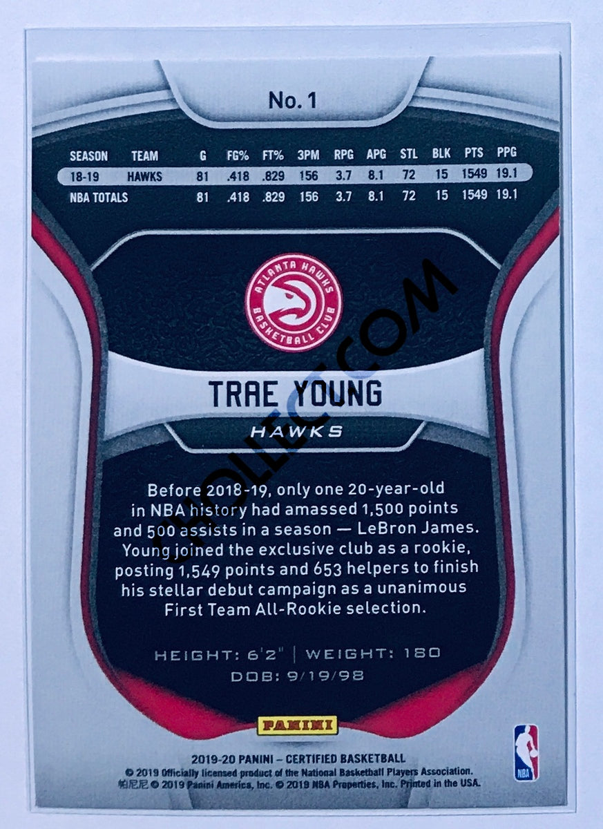 Trae Young – Atlanta Hawks 2019-20 Panini Certified #1