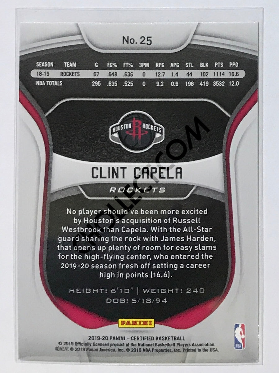 Clint Capela - Houston Rockets 2019-20 Panini Certified #25