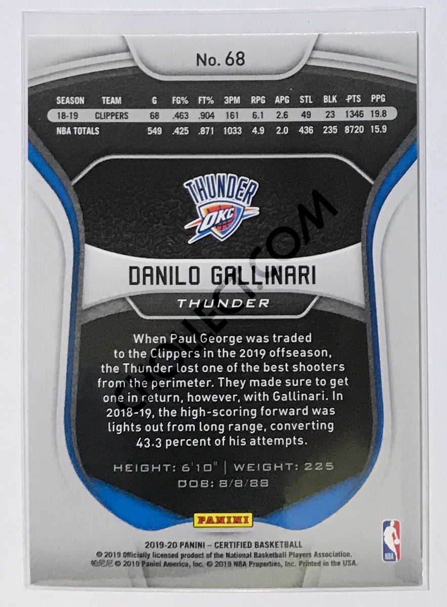 Danilo Gallinari - Oklahoma City Thunder 2019-20 Panini Certified #68