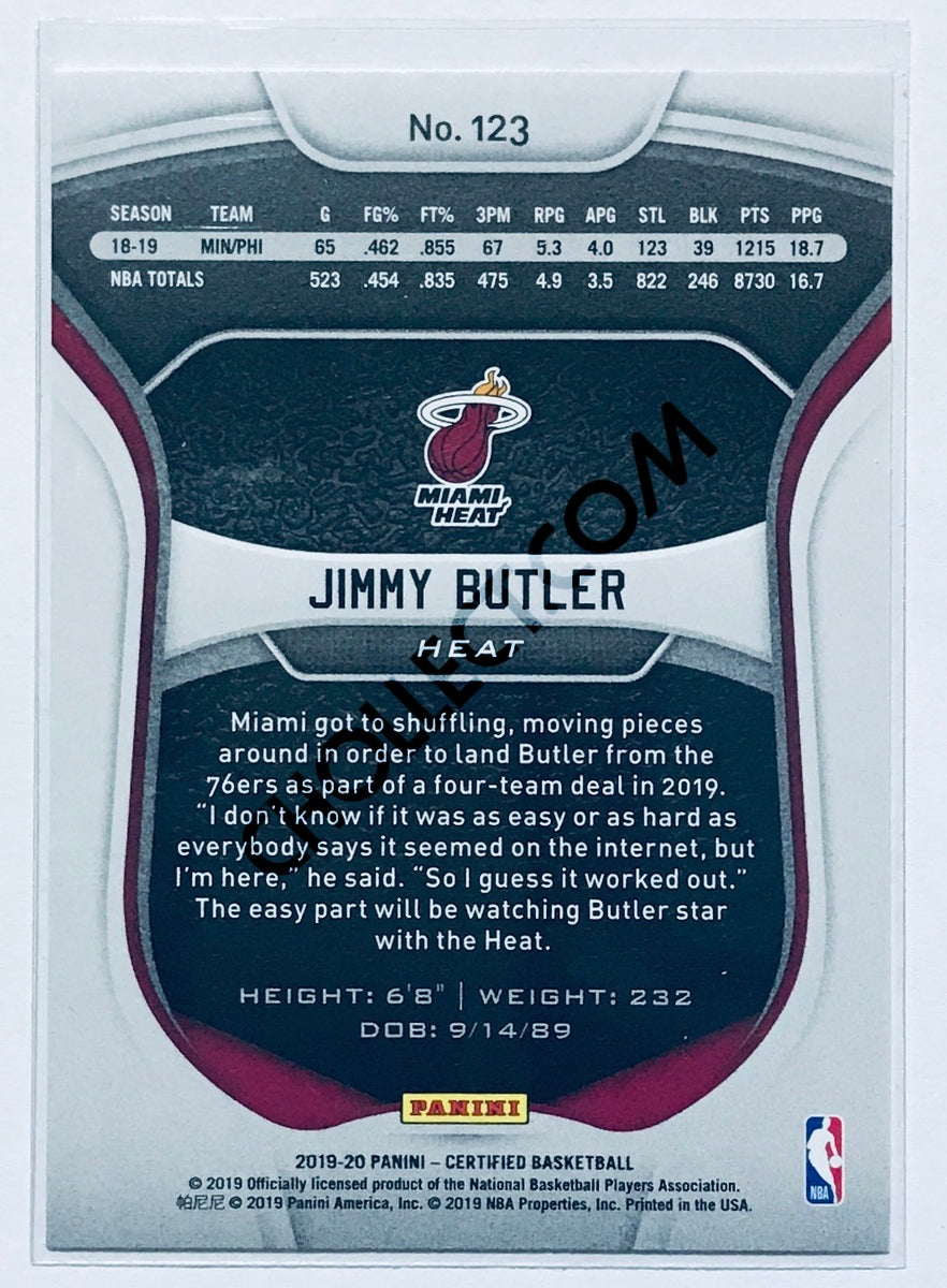 Jimmy Butler - Miami Heat 2019-20 Panini Certified #123