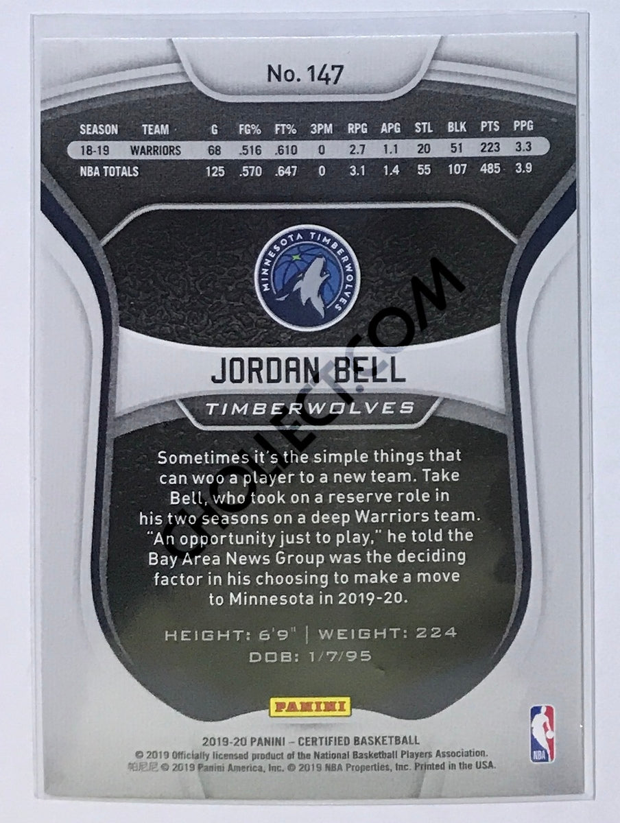 Jordan Bell - Minnesota Timberwolves 2019-20 Panini Certified #147