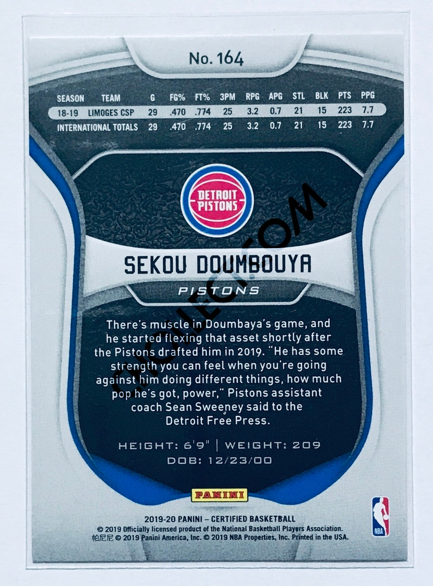 Sekou Doumbouya - Detroit Pistons 2019-20 Panini Certified RC Rookie #164