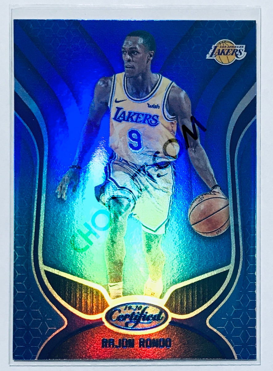 Rajon Rondo - Los Angeles Lakers 2019-20 Panini Certified Parallel Blue #72