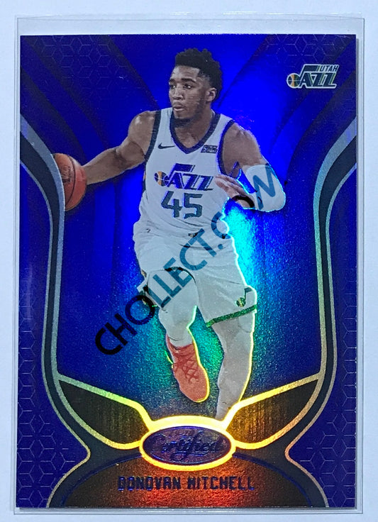 Donovan Mitchell - Utah Jazz 2019-20 Panini Certified Blue Parallel #117