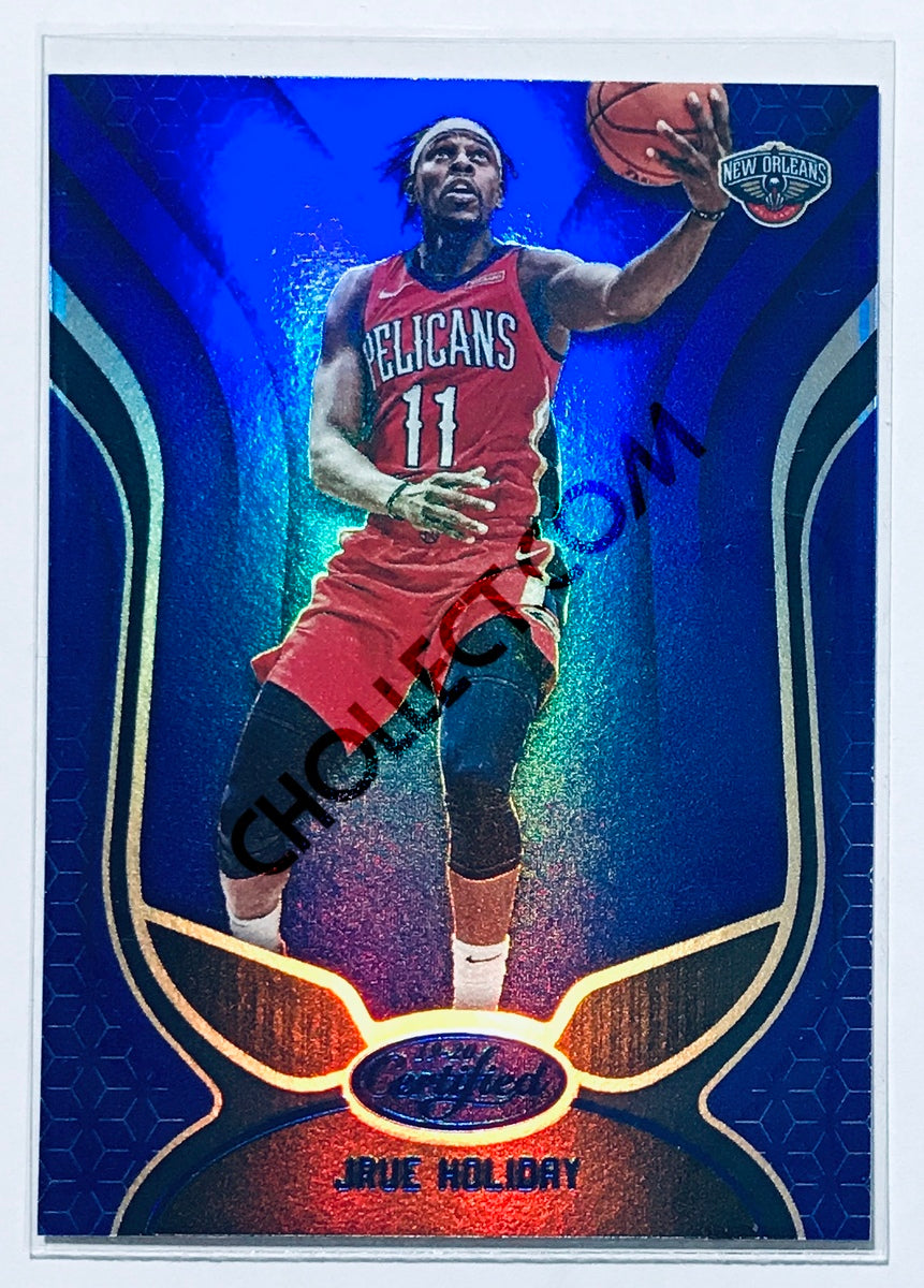 Jrue Holiday - New Orleans Pelicans 2019-20 Panini Certified Parallel Blue #129