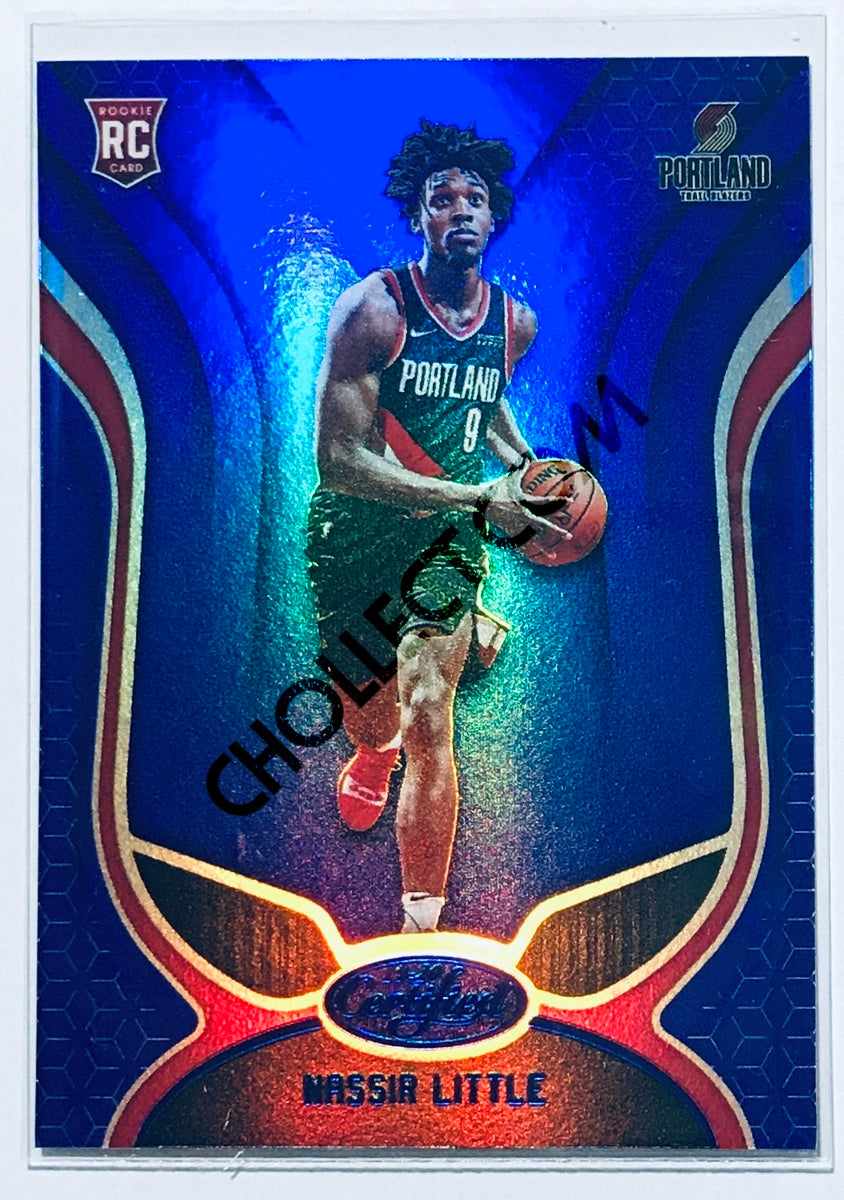 Nassir Little - Portland Trail Blazers 2019-20 Panini Certified Parallel Blue RC Rookie #172