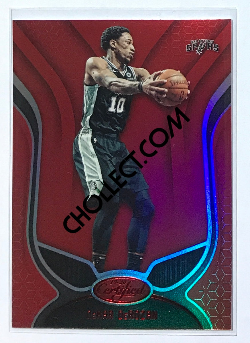 Demar Derozan - San Antonio Spurs 2019-20 Panini Certified Red Parallel #35