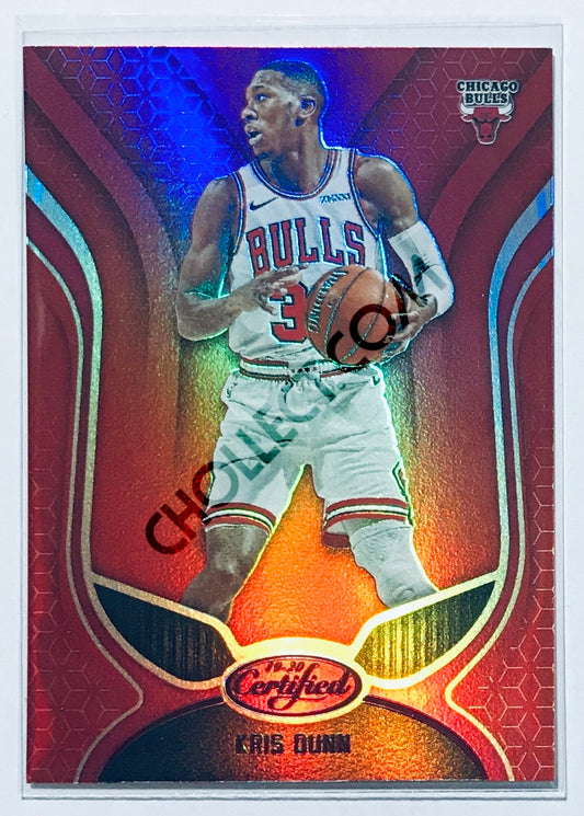 Kris Dunn - Chicago Bulls 2019-20 Panini Certified Parallel Red #042