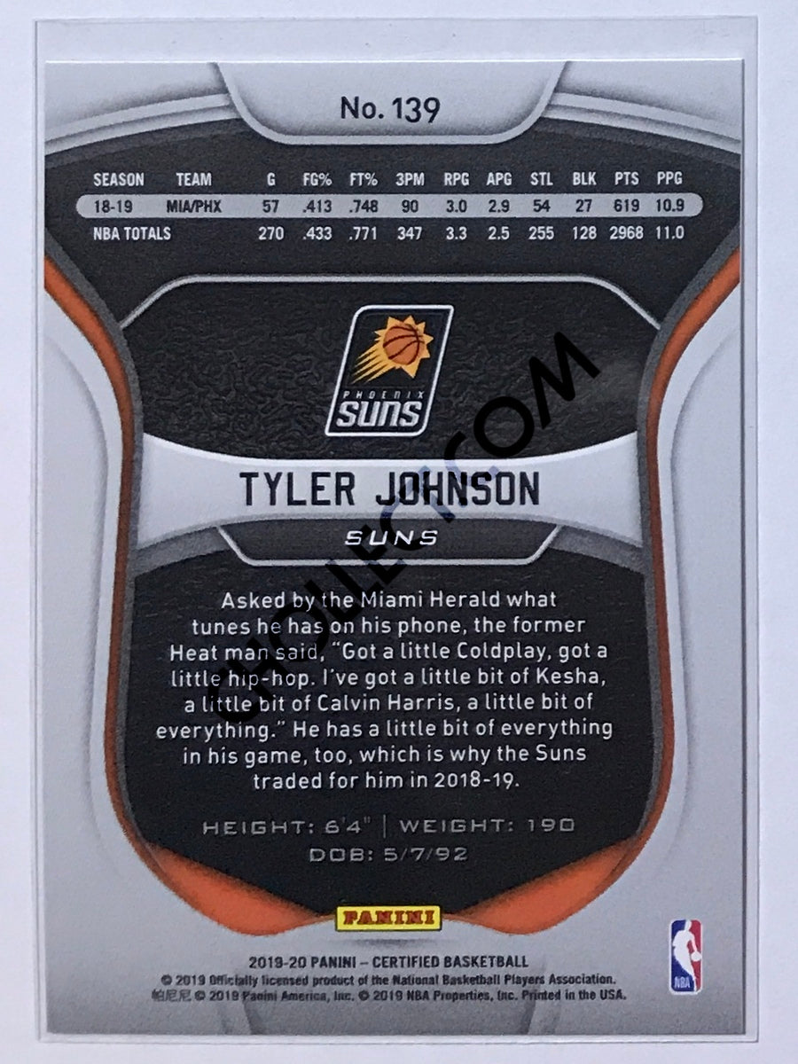 Tyler Johnson - Phoenix Suns 2019-20 Panini Certified Parallel Red #139