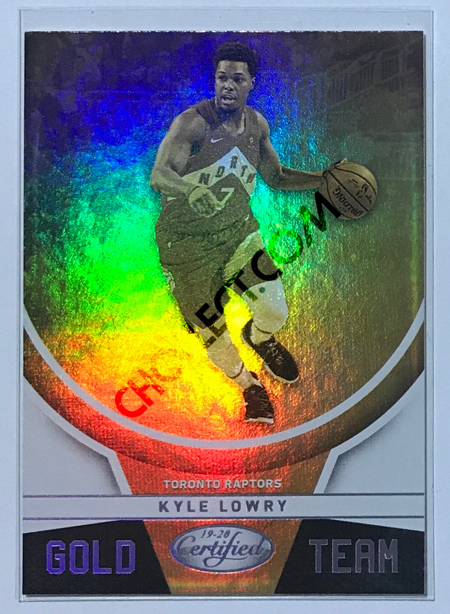 Kyle Lowry - Toronto Raptors 2019-20 Panini Certified Gold Team Insert #008