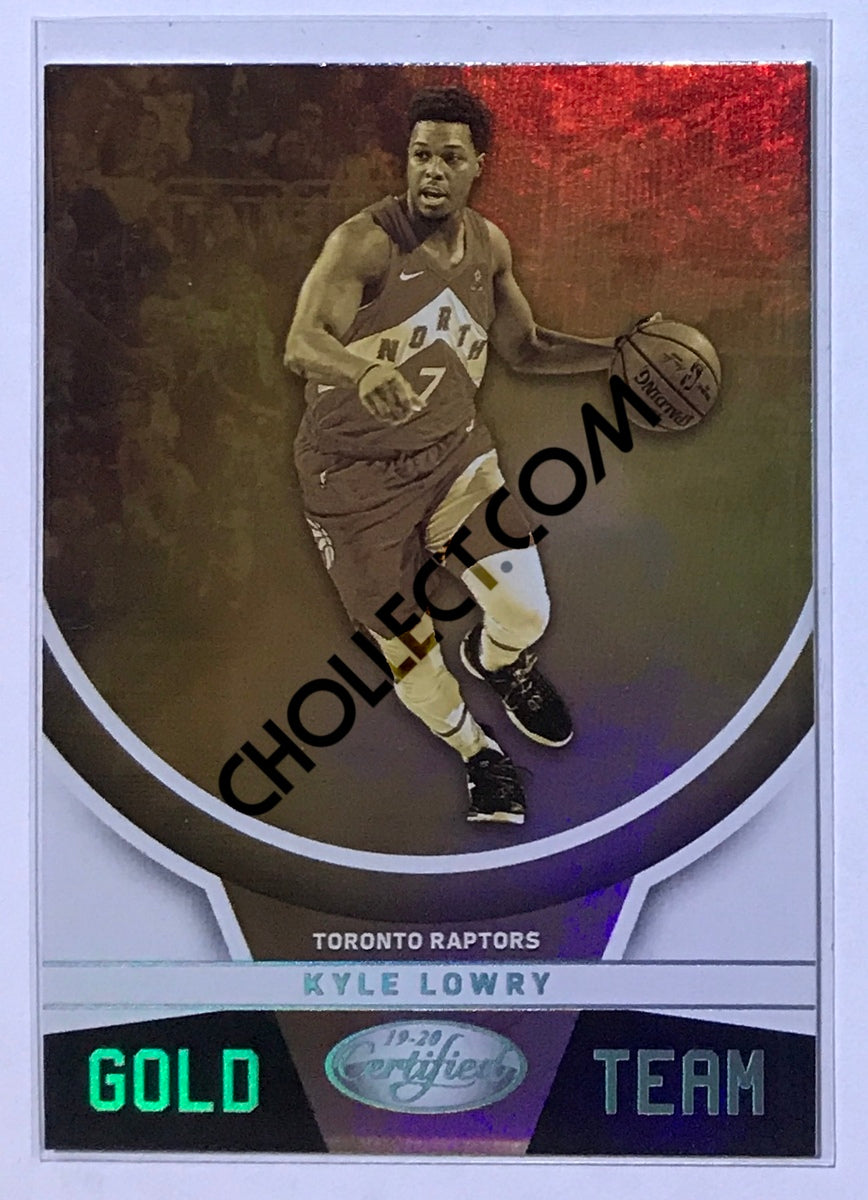 Kyle Lowry - Toronto Raptors 2019-20 Panini Certified Gold Team Insert #008