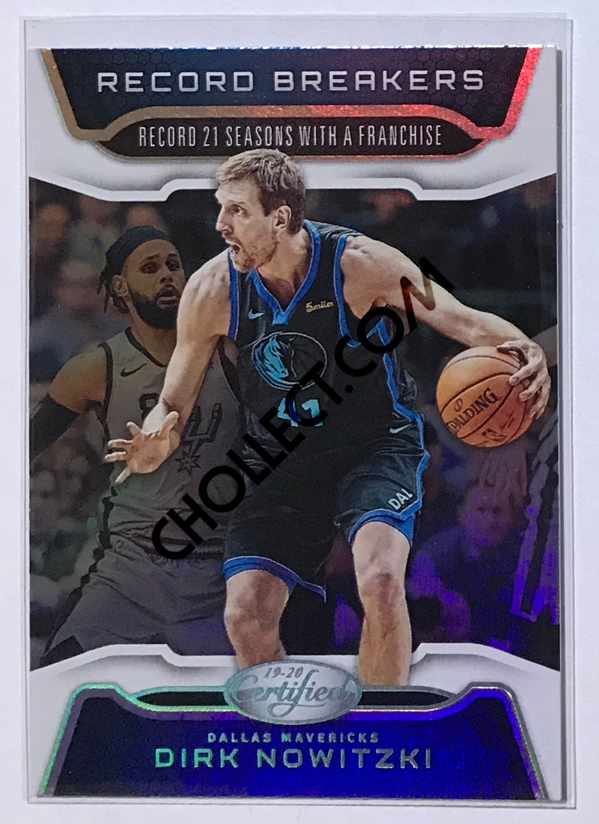 Dirk Nowitzki - Dallas Mavericks 2019-20 Panini Certified Record Breakers Insert #001