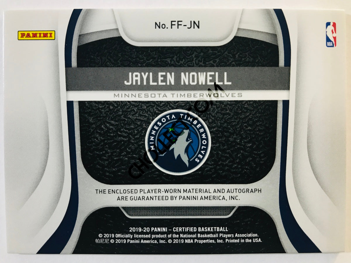 Jaylen Nowell - Minnesota Timberwolves 2019-20 Panini Certified Freshman Fabric #24