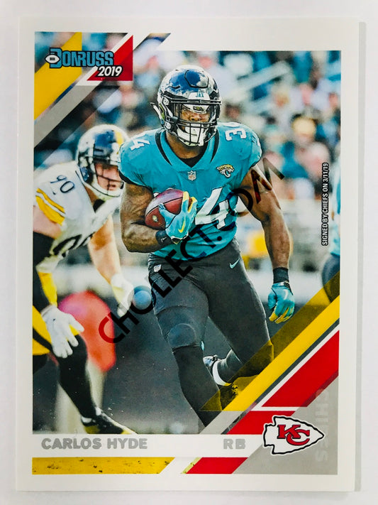 Carlos Hyde - Kansas City Chiefs 2019-20 Panini Donruss #3