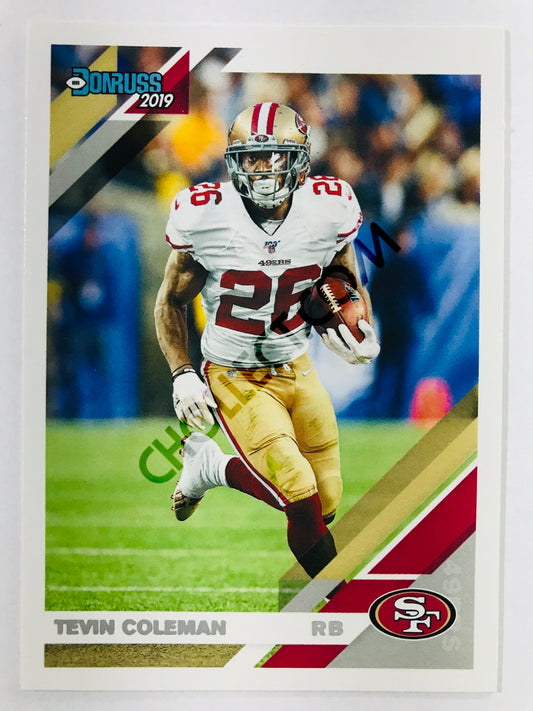 Tevin Coleman - San Francisco 49ers 2019-20 Panini Donruss #20