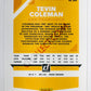 Tevin Coleman - San Francisco 49ers 2019-20 Panini Donruss #20