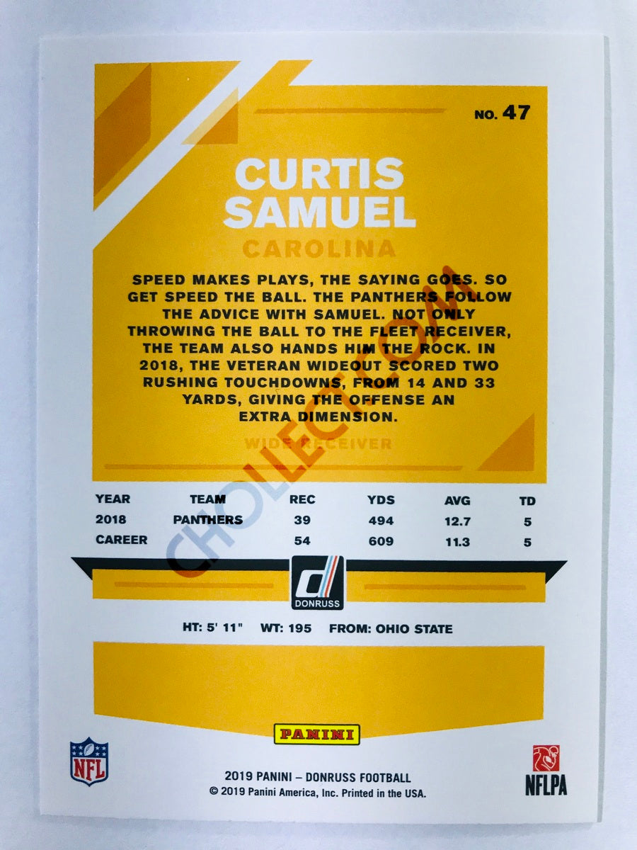 Curtis Samuel - Carolina Panthers 2019-20 Panini Donruss #47