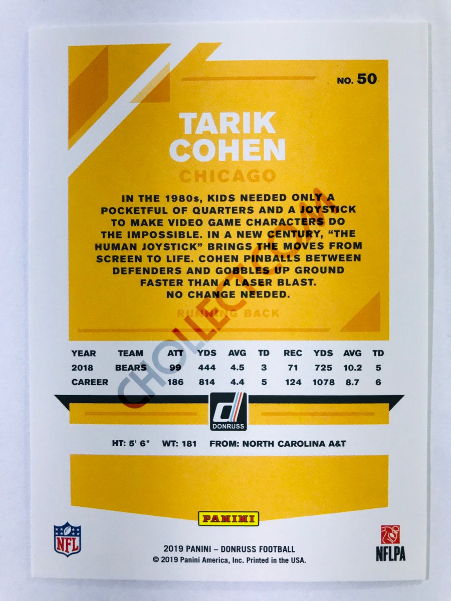 Tarik Cohen - Chicago Bears 2019-20 Panini Donruss #50