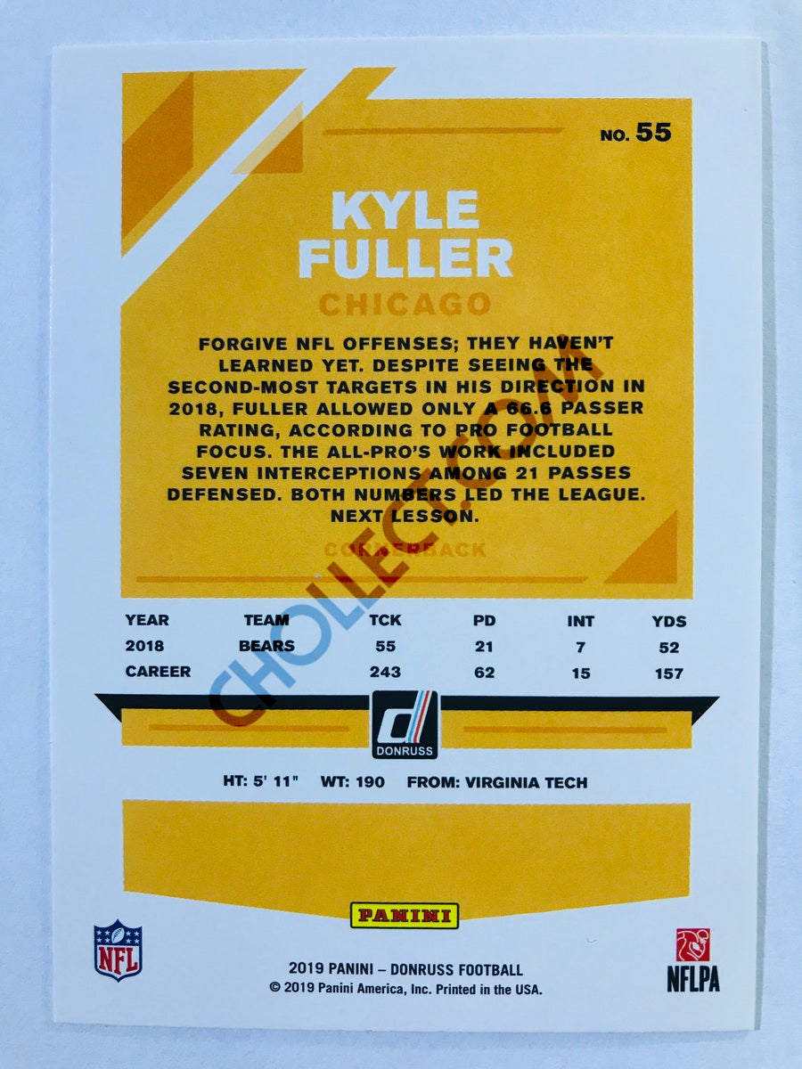 Kyle Fuller - Chicago Bears 2019-20 Panini Donruss #55