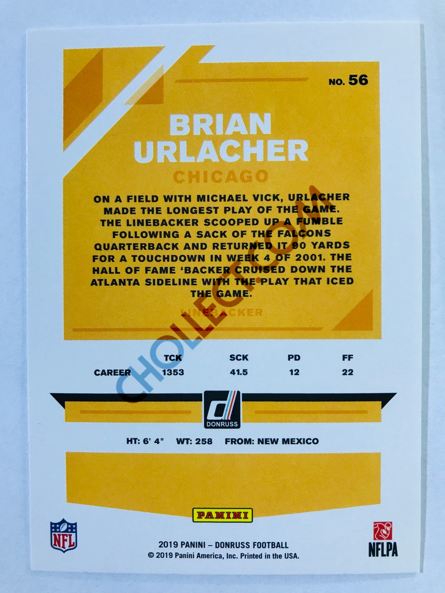 Brian Urlacher - Chicago Bears 2019-20 Panini Donruss #56