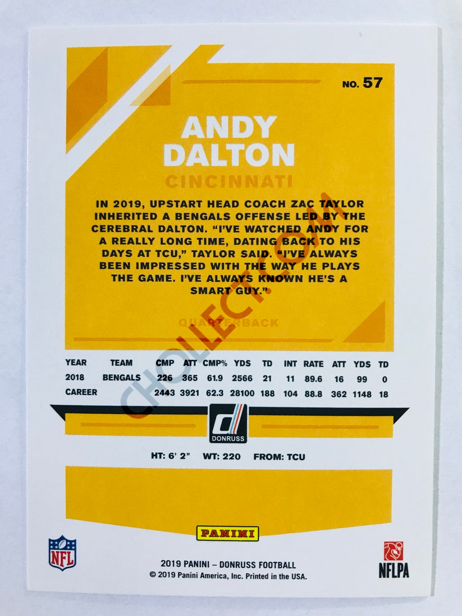 Andy Dalton - Cincinnati Bengals 2019-20 Panini Donruss #57