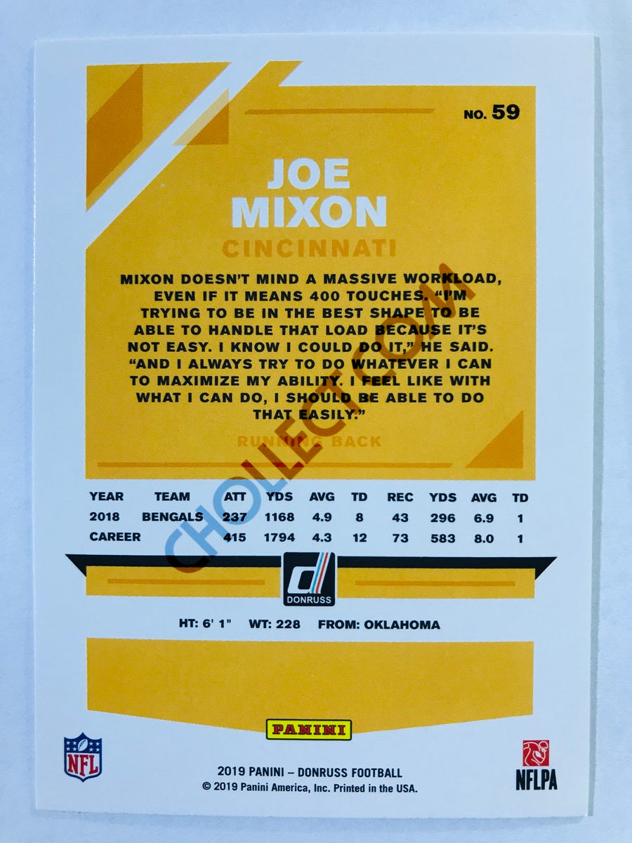 Joe Mixon - Cincinnati Bengals 2019-20 Panini Donruss #59