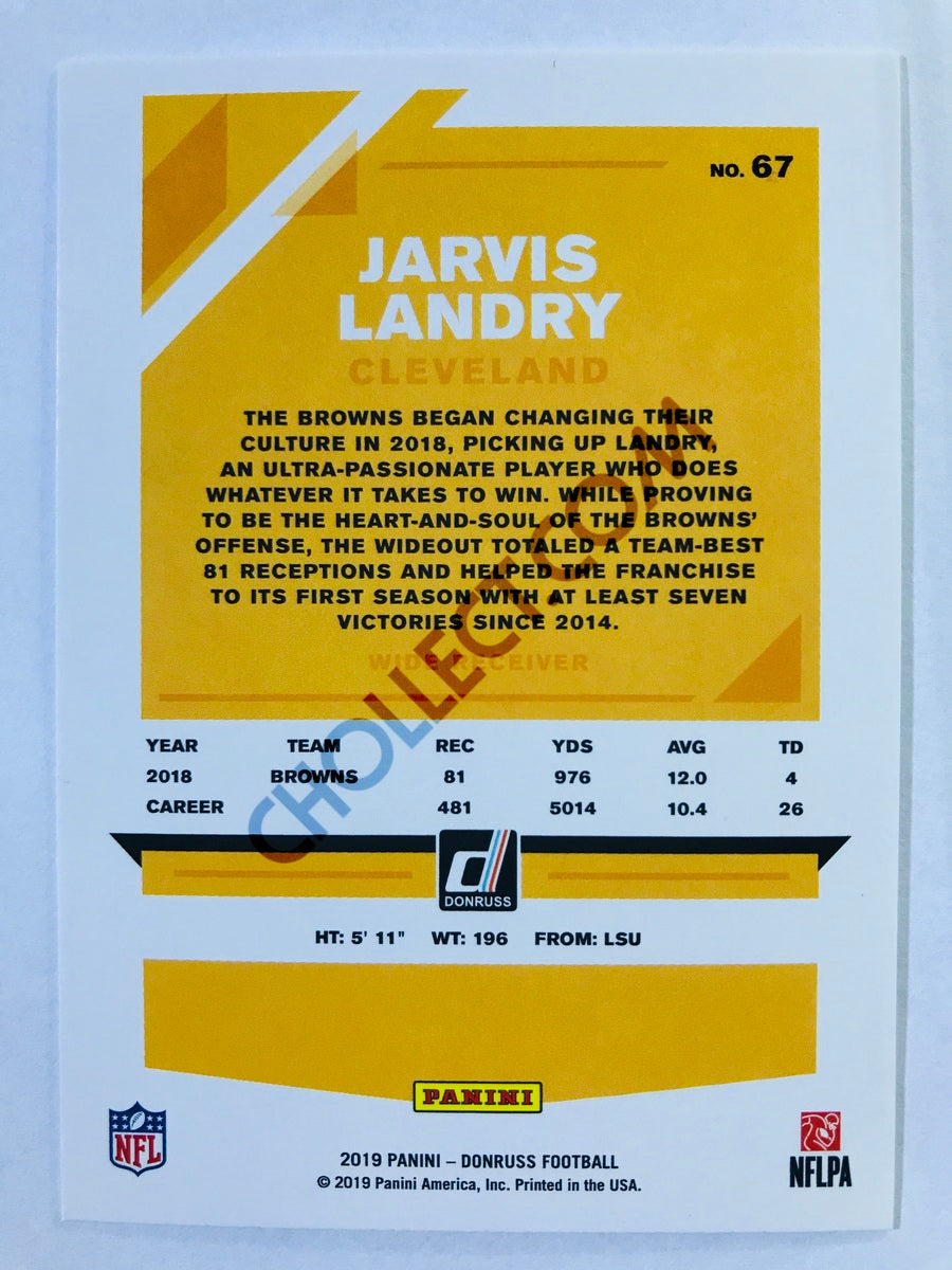 Jarvis Landry - Cleveland Browns 2019-20 Panini Donruss #67