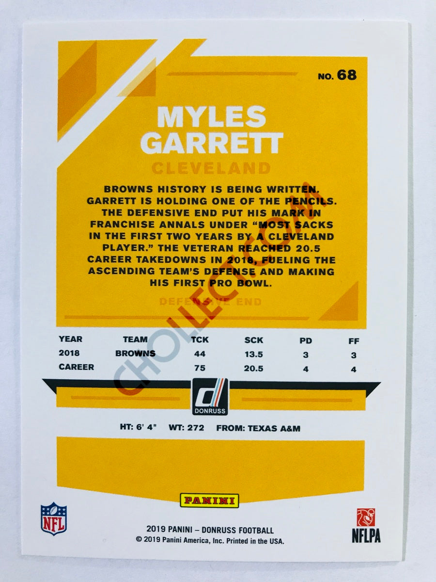 Myles Garrett - Cleveland Browns 2019-20 Panini Donruss #68