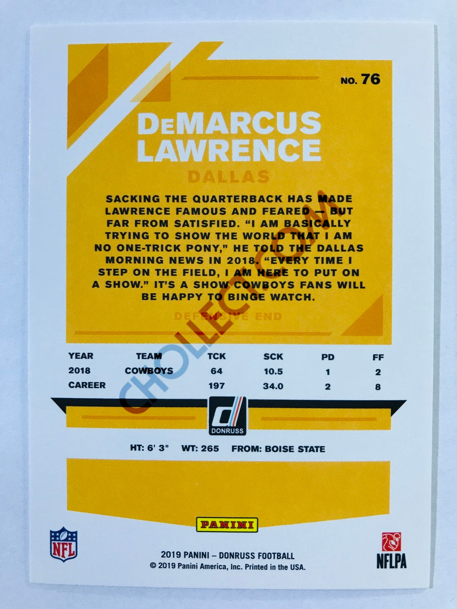 DeMarcus Lawrence - Dallas Cowboys 2019-20 Panini Donruss #76