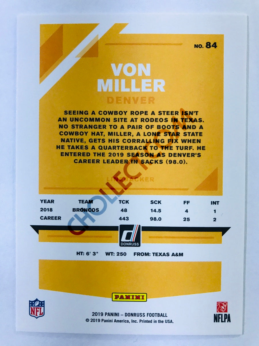 Von Miller - Denver Broncos 2019-20 Panini Donruss #84