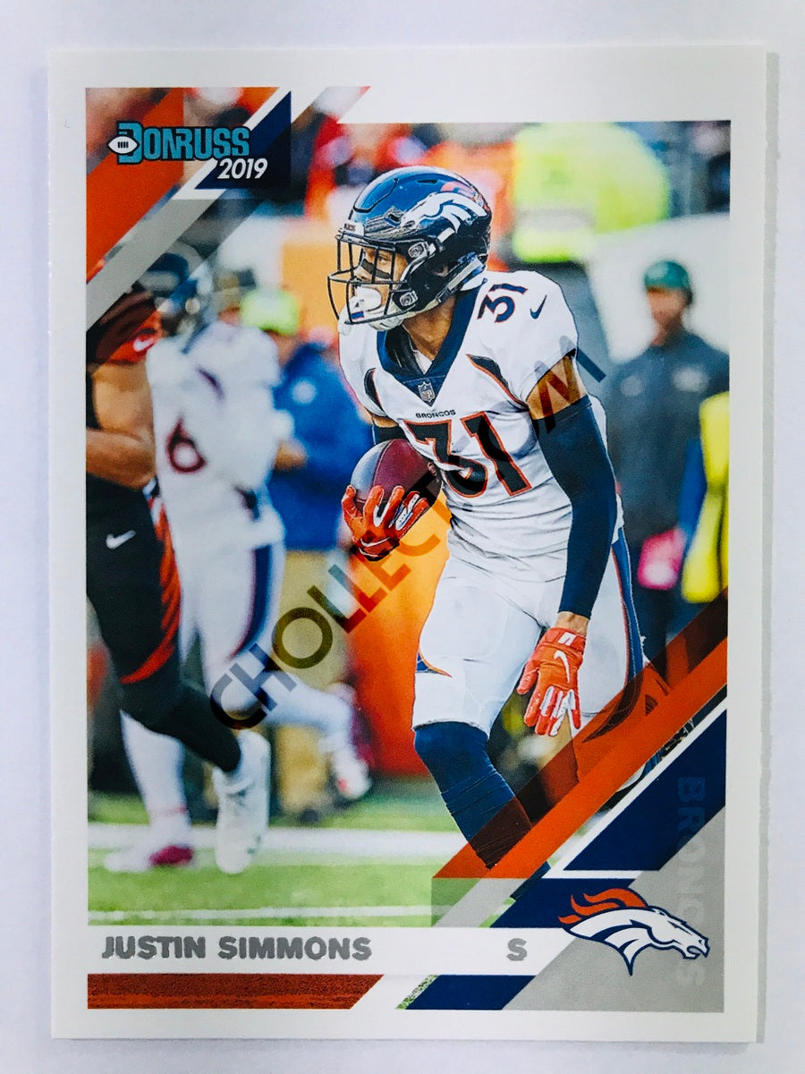 Justin Simmons - Denver Broncos 2019-20 Panini Donruss #88