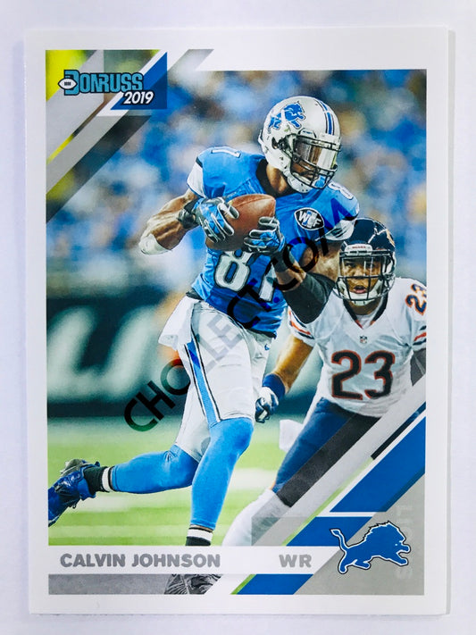 Calvin Johnson - Detroit Lions 2019-20 Panini Donruss #97