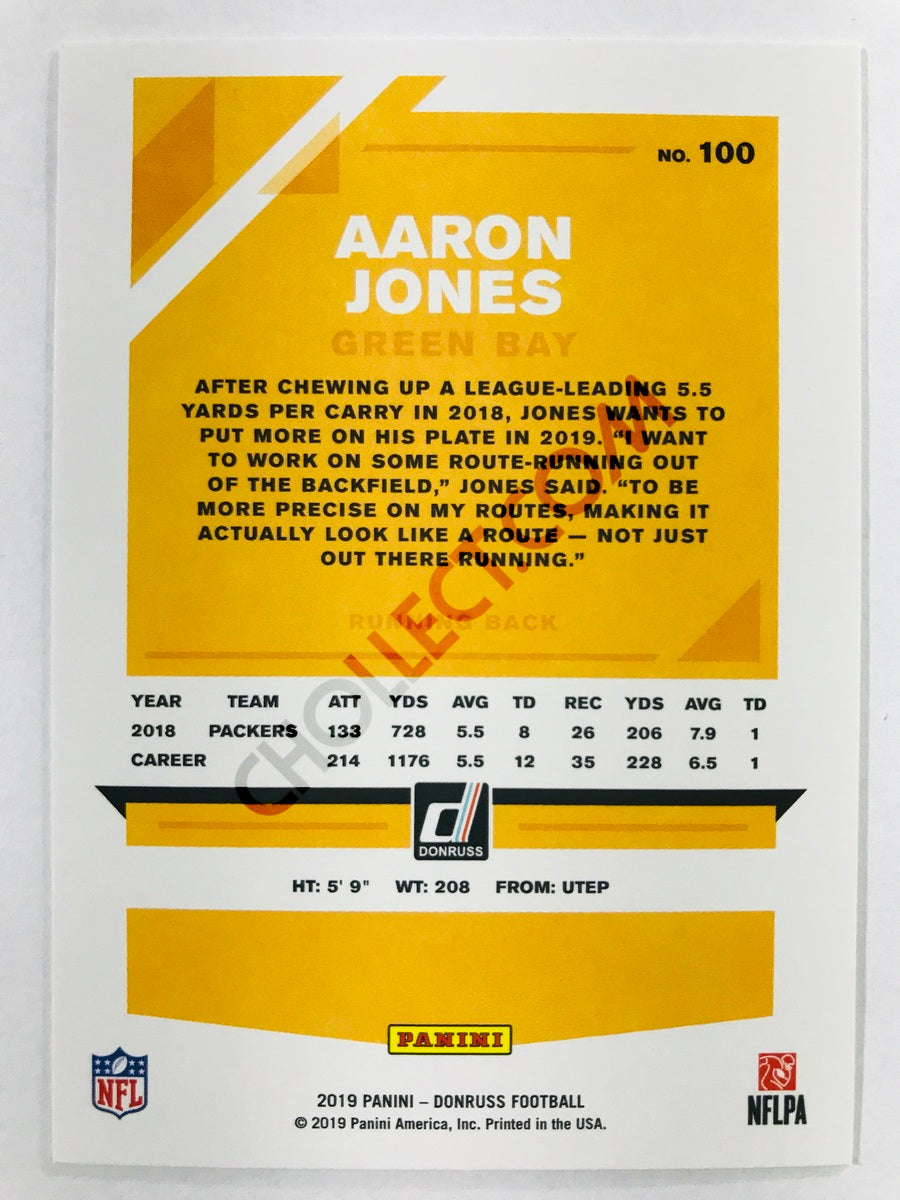 Aaron Jones - Green Bay Packers 2019-20 Panini Donruss #100