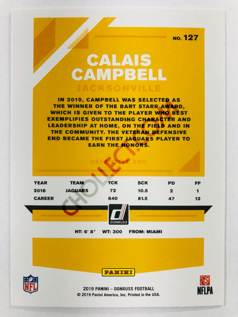 Calais Campbell - Jacksonville Jaguars 2019-20 Panini Donruss #127