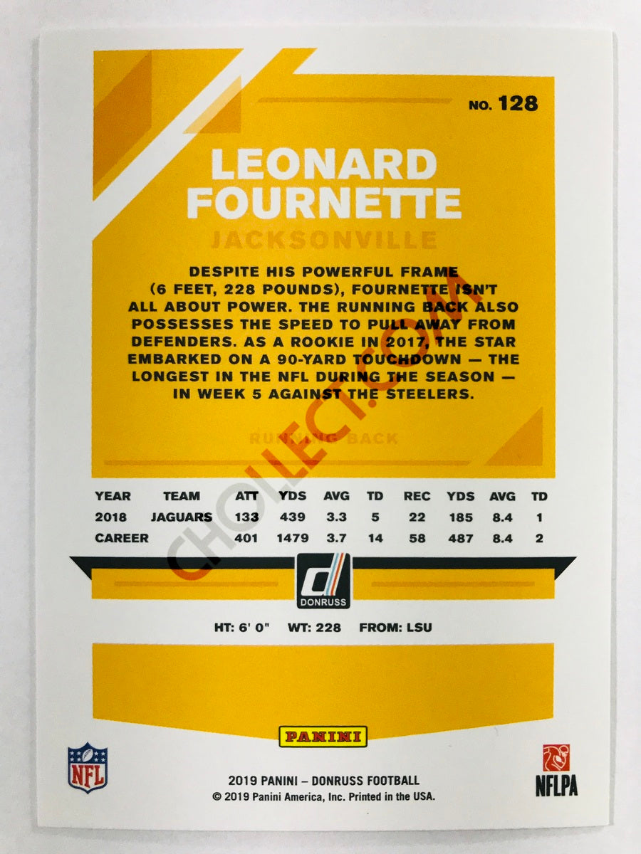 Leonard Fournette - Jacksonville Jaguars 2019-20 Panini Donruss #128