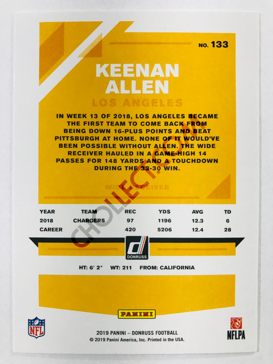 Keenan Allen - Los Angeles Chargers 2019-20 Panini Donruss #133