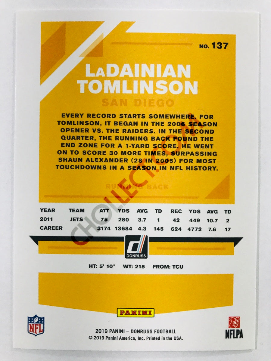 LaDainian Tomlinson - San Diego Chargers 2019-20 Panini Donruss #137