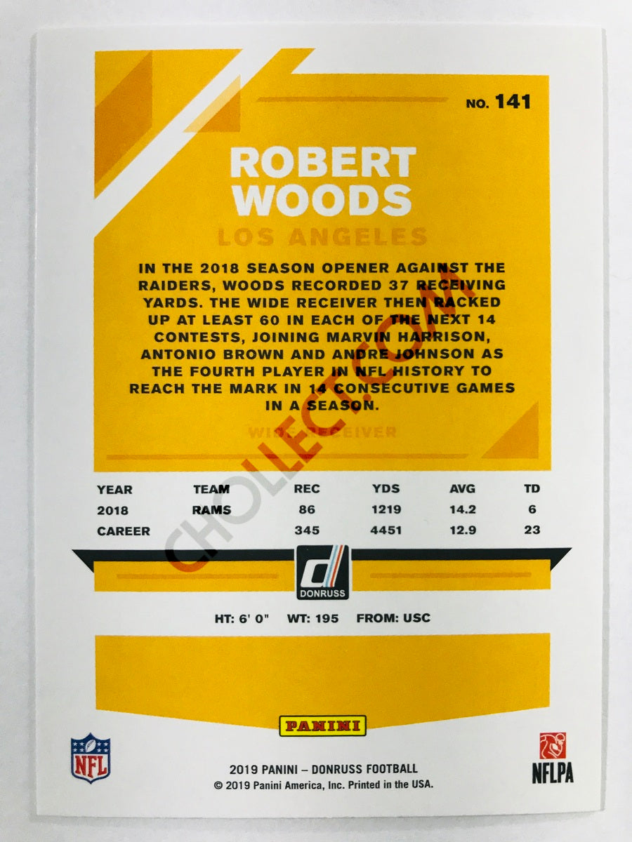 Robert Woods - Los Angeles Rams 2019-20 Panini Donruss #141